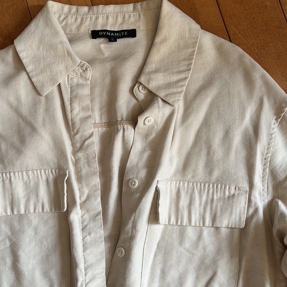 Soft cream shirt - Picture 2 of 5